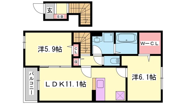 ｌｏｖｅｌｙの物件間取画像